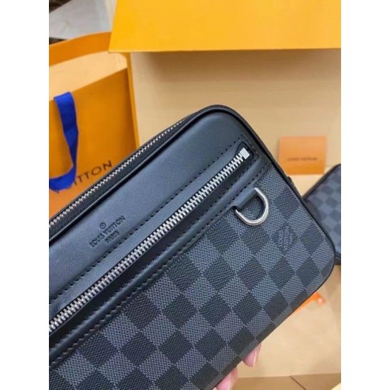 Replica Scott Messenger Bag Damier Graphite N50018 Griffate