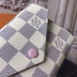 Alta gamma replica Portafoglio Victorine Damier Azur N64022
