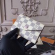 Alta gamma replica Portafoglio Victorine Damier Azur N64022