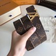 LV Initiales 30MM Cintura reversibile Monogram M0423W