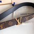 LV Initiales 30MM Cintura reversibile Monogram M9453T