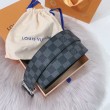LV Initiales 40MM Cintura reversibile Damier Graphite M0213Q