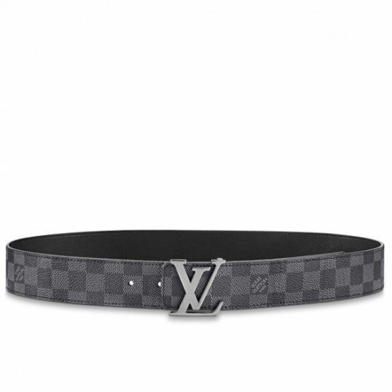 LV Initiales 40MM Cintura reversibile Damier Graphite M0213Q