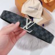 LV Initiales 40MM Cintura reversibile Damier Graphite M0213Q