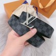 LV Initiales 40MM Cintura reversibile Damier Graphite M0213Q