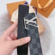 LV Initiales 40MM Cintura reversibile Damier Graphite M0213Q
