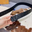 LV Shape 40mm Cintura Monogram Shadow M0220V
