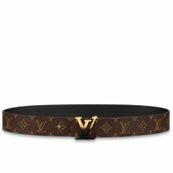 Replica Spray Louis Vuitton 40mm Cintura reversibile Monogram M0332Q Griffate