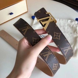 Dupe LV Initiales 30MM Cintura reversibile Monogram M0423W imitazioni perfette Replica LV Initiales 30MM Cintura reversibile Monogram M0423W Griffate