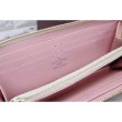 Pari all'originale replica Damier Azur Clemence Portafoglio N61264