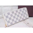 Pari all'originale replica Damier Azur Clemence Portafoglio N61264
