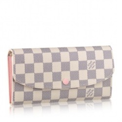 Qualità Specchio Qualità superiore replica di alta qualit&agrave; Damier Azur Emilie Portafoglio N41625 imitazioni perfette