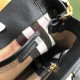 Burberry Buckle Bag 0221 Nero imitazioni perfette