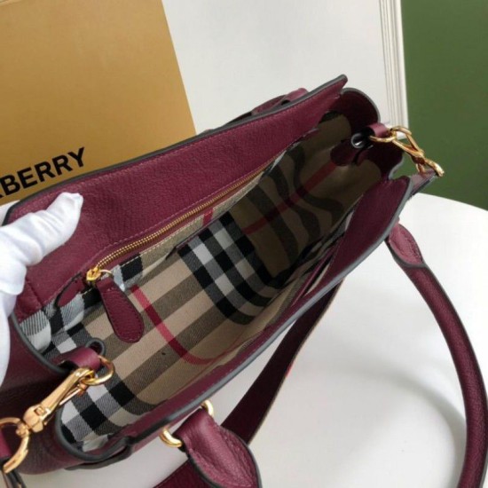 Burberry Buckle Borse 0221 Marrone imitazioni perfette