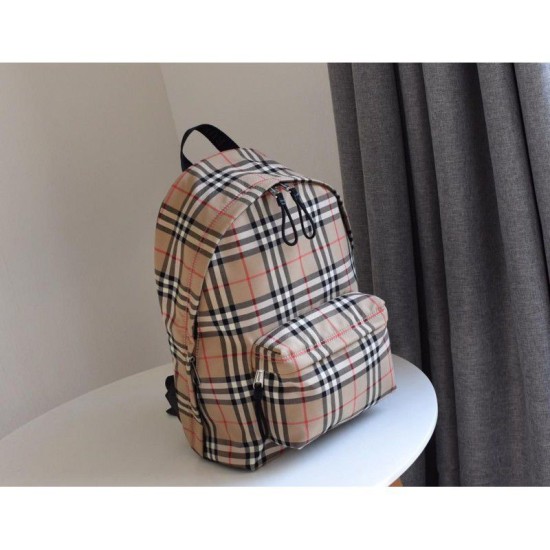 Replica 1:1 Zaino Burberry con motivo Vintage check e icona Stripe Outlet Zaino Burberry con motivo Vintage check e icona Stripe imitazioni perfette