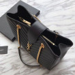 Borse Replica shopping YSL Saint Laurent Pelle di vitello Nera Borse Replica shopping YSL Saint Laurent Pelle di vitello Nera