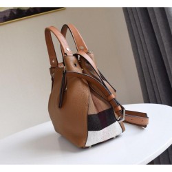 Replica 1:1 Borsa a mano Burberry Marrone Outlet Borsa a mano Burberry Marrone imitazioni perfette