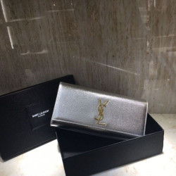 Clutch YSL Saint Laurent Classic Argento
