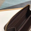 Portafoglio Zippy Damier Ebene Canvas N41661