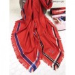 Dettagli perfetti rosso doppio strisce quadrato MP1703