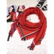 Dettagli perfetti rosso doppio strisce quadrato MP1703