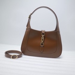 Cloni Firmate Jackie 1961 Small Hobo Bag 636709 Caffè imitazioni