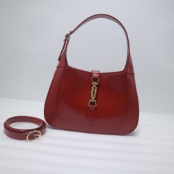 Cloni Firmate Jackie 1961 Imitazioni borse griffate Hobo Piccola 636709 Rossa imitazioni