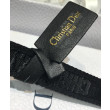 Alta gamma replica Cintura in nylon a sella da donna Christian Dior nera Alta gamma replica Cintura in nylon a sella da donna Christian Dior nera