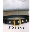 Cintura in pelle di vitello Diorquake Christian Dior da donna nera Cintura in pelle di vitello Diorquake Christian Dior da donna nera