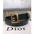 Cintura in pelle di vitello Diorquake Christian Dior da donna nera Cintura in pelle di vitello Diorquake Christian Dior da donna nera