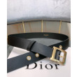 Cintura in pelle di vitello Diorquake Christian Dior da donna nera Cintura in pelle di vitello Diorquake Christian Dior da donna nera