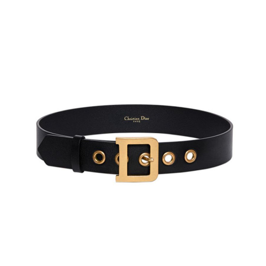 Cintura in pelle di vitello Diorquake Christian Dior da donna nera Cintura in pelle di vitello Diorquake Christian Dior da donna nera