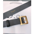 Cintura in pelle di vitello Diorquake Christian Dior da donna nera Cintura in pelle di vitello Diorquake Christian Dior da donna nera