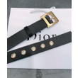 Cintura in pelle di vitello Diorquake Christian Dior da donna nera Cintura in pelle di vitello Diorquake Christian Dior da donna nera