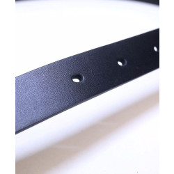 Qualità superiore replica Cintura in pelle di vitello Saddle Christian Dior Nera