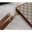 Pochette con stampa 'Fake / Not' 636171