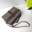 Borsa Replica 1:1 a spalla piccola Ophidia GG Supreme 517080 Marrone