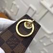 Pari all'originale replica Enchappes Portachiavi Damier Ebene M67917
