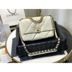 Bora Pari all'originale replica Large 19 in lana tweed con patta AS1162 AS1160 Beige imitazioni perfette