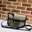 Borsa a spalla piccola 1955 Horsebit 602204 nera Borsa a spalla piccola 1955 Horsebit 602204 nera