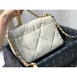 Bora Pari all'originale replica Large 19 in lana tweed con patta AS1162 AS1160 Beige