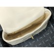 Bora Pari all'originale replica Large 19 in lana tweed con patta AS1162 AS1160 Beige