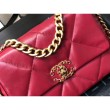 Replica Perfetta Large 19 in lana tweed con patta AS1162 AS1160 Rossa