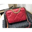 Replica Perfetta Large 19 in lana tweed con patta AS1162 AS1160 Rossa