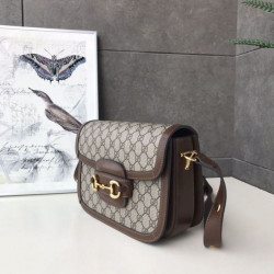 Imitazione Borsa a tracolla piccola 1955 602204 caffè