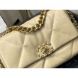 Imitazione Replica Perfetta Large 19 in lana tweed con patta AS1162 AS1160 Albicocca