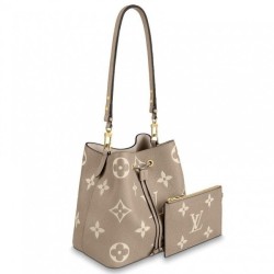 Cloni Firmate Borsa NeoNoe MM grigia Tourterelle M45555 imitazioni