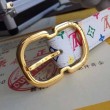 Dettagli perfetti Mini 25MM Cintura Monogram Multicolor M9585W
