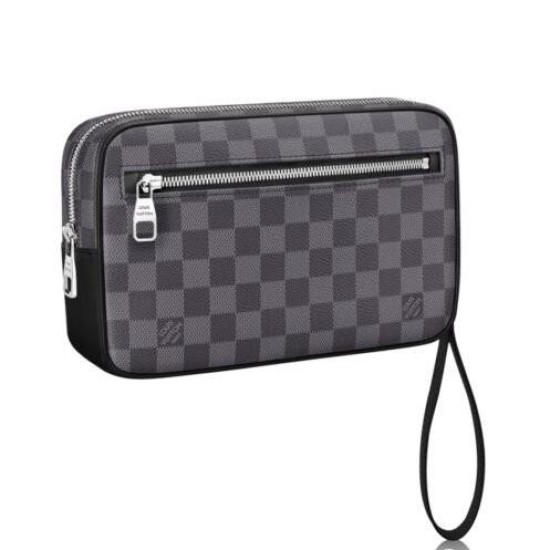 Kasai Clutch Damier Graphite N41664 