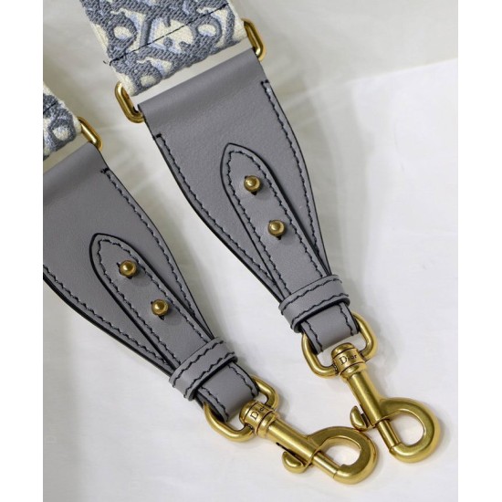 Dupe Alta gamma replica Cinturino in tela Christian Dior grigio imitazioni perfette Replica Alta gamma replica Cinturino in tela Christian Dior grigio Griffate